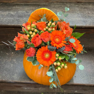 Real Pumpkin Bouquet
